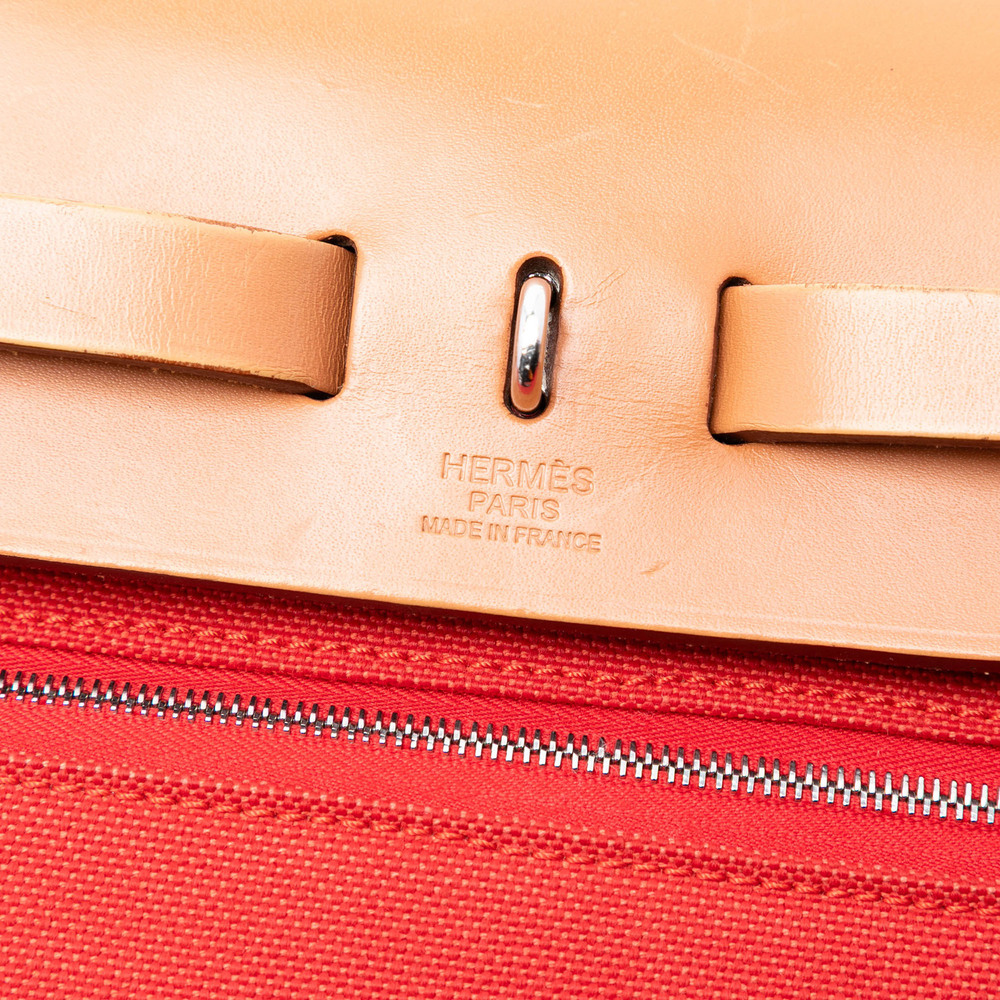 Pre-Loved Hermes Toile Herbag Zip 31 - Picture 5 of 8